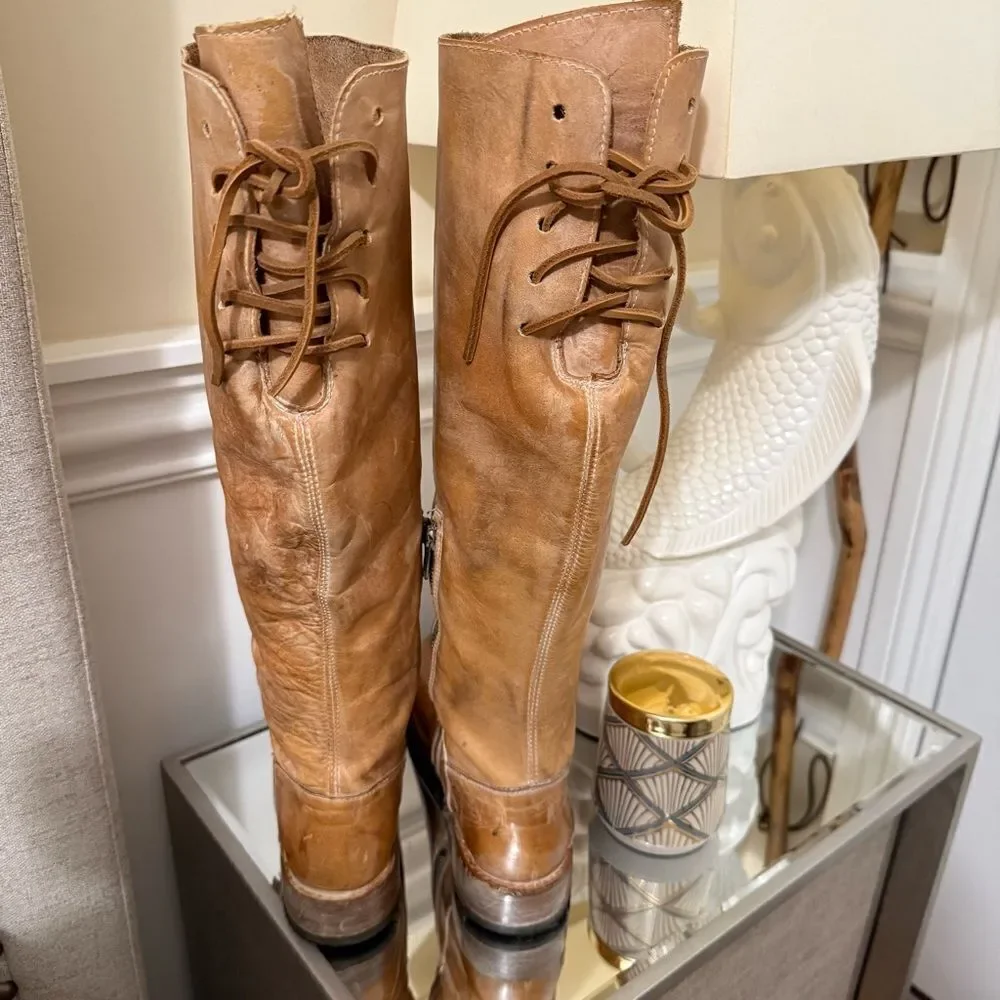 Bed Stu Manchester Tan Rustic Boots